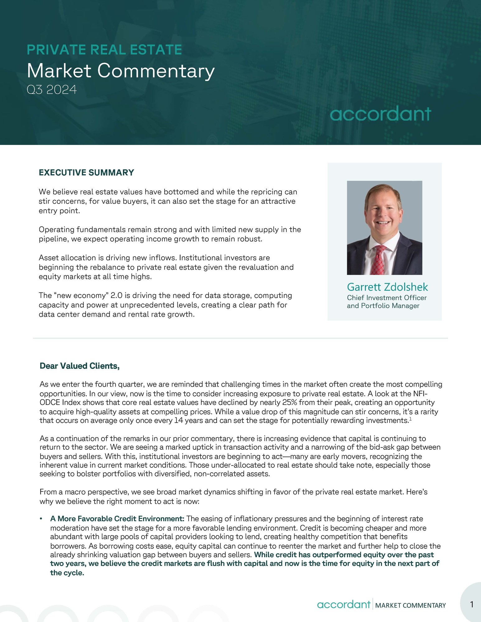 Accordant Market Commentary - Q3 2024