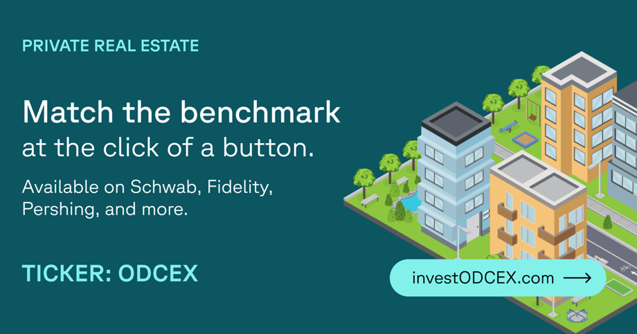 Match the benchmark at the click of a button — Accordant ODCE Index Fund, ticker ODCEX