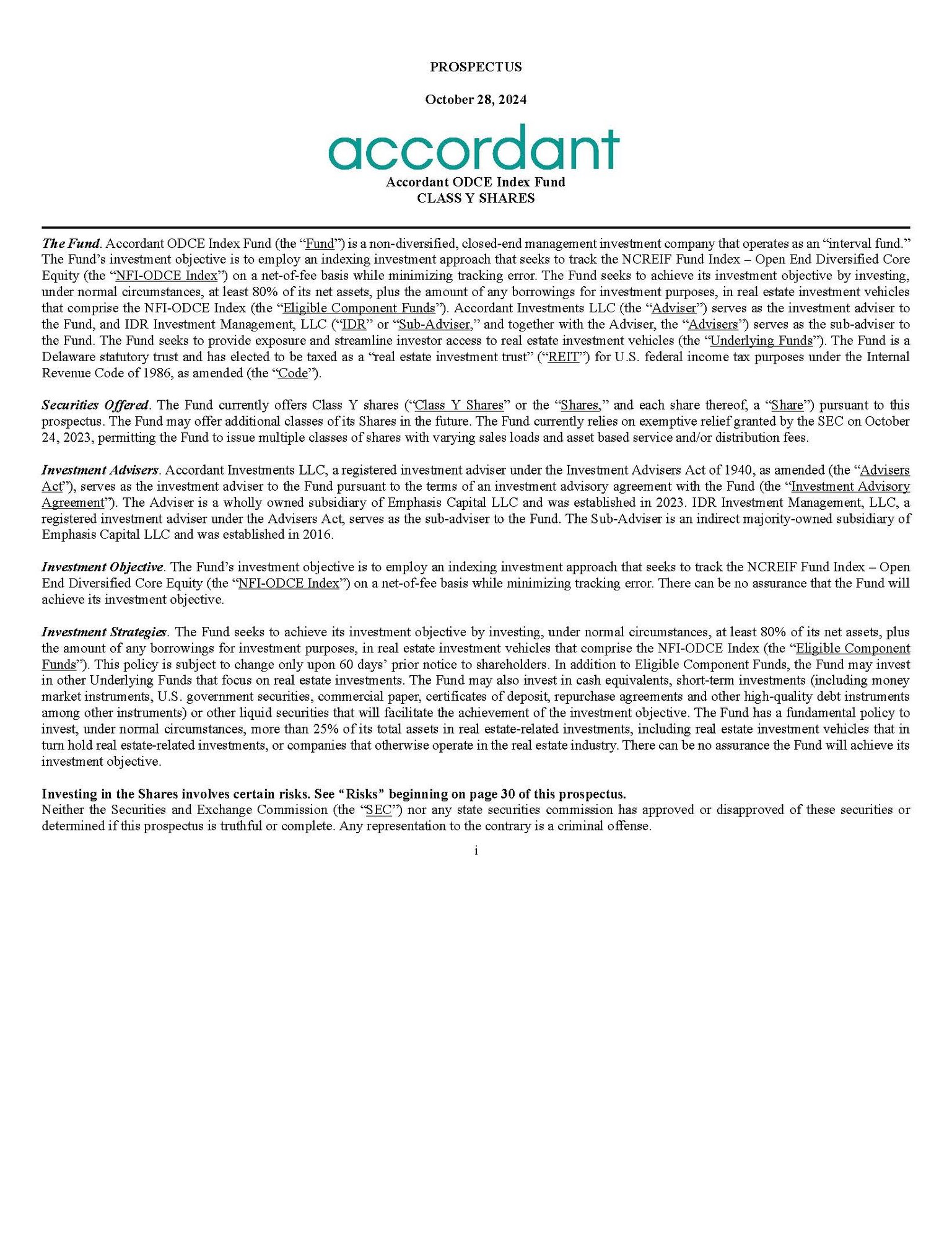 accordant-prospectus-odce-class-y-oct-2024