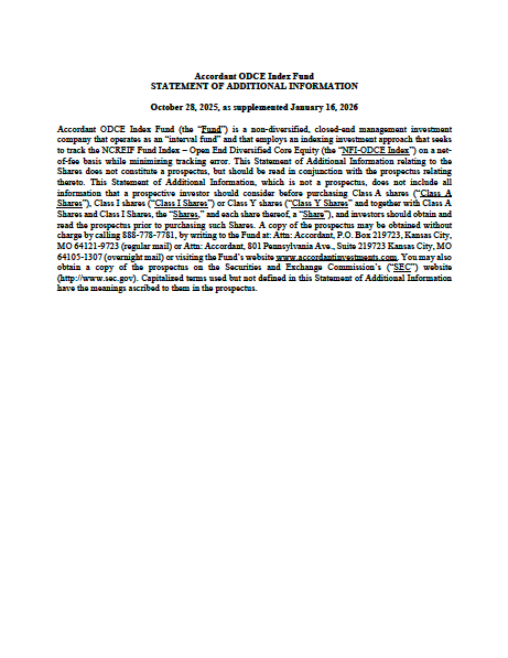 Statement of Additional Information (SAI)